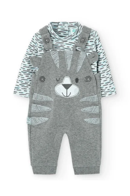Erkek Newborn Salopet Set