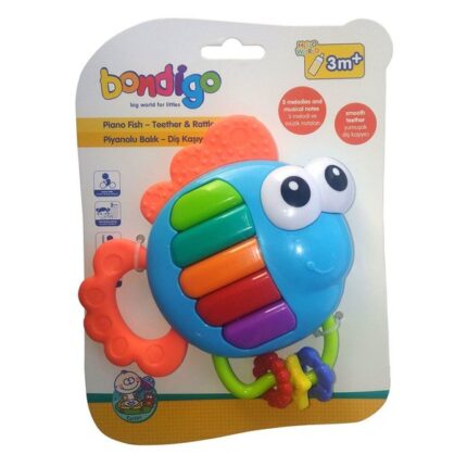 Oyuncak Piyanolu Balık Diş Kaşıyıcı