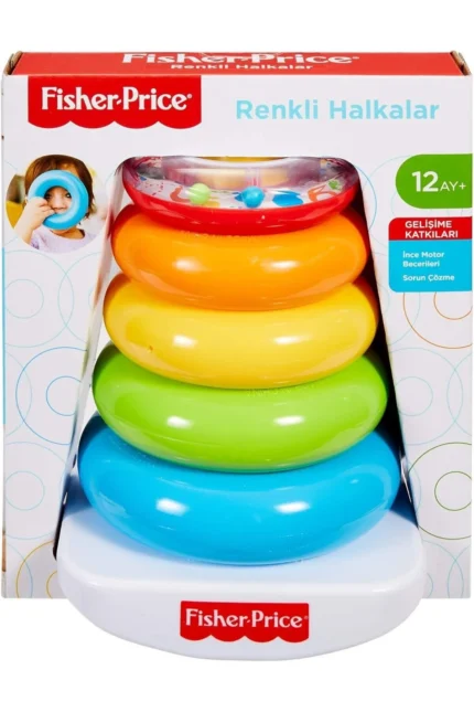 MATTEL FP SIRALAMA OYUNC GJY49 RENKLI HALKALAR-2