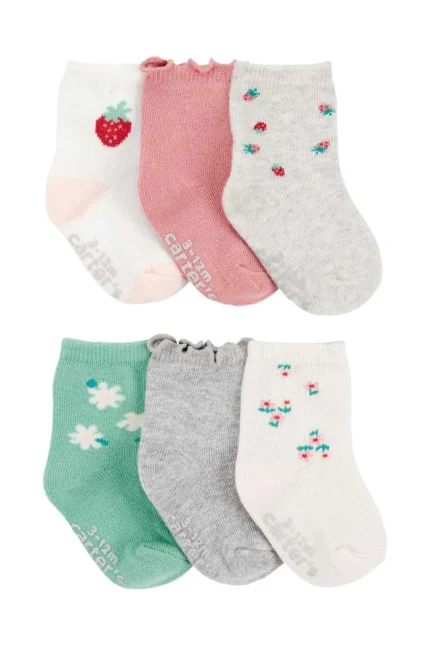 Kız Bebek 6'lı Çorap Set