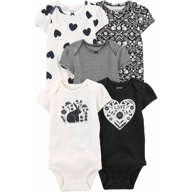 Layette Kız Bebek 5'li Body Set