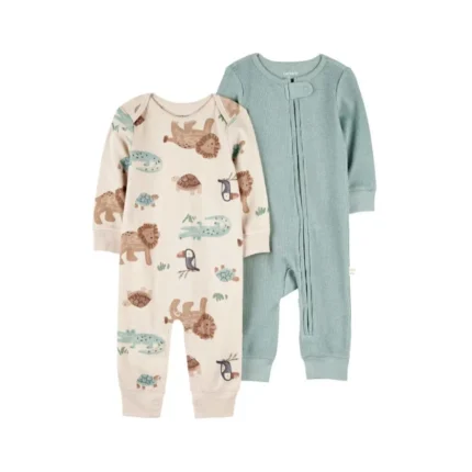 Layette Erkek Bebek 2'li Tulum Set