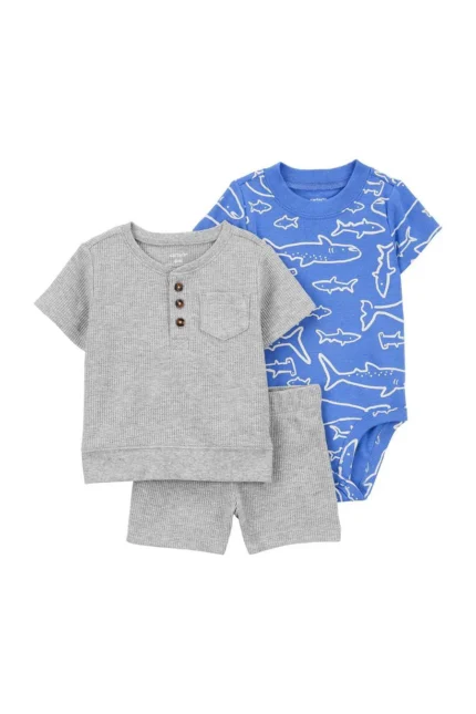 Erkek Bebek Alt Üst Set