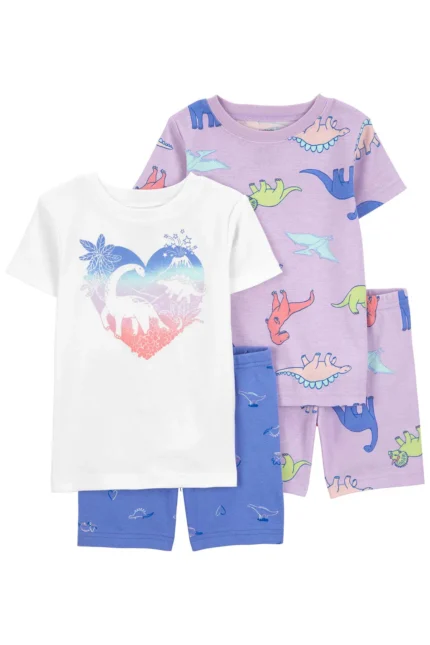 Kız Bebek Pijama Set 4'lü Paket
