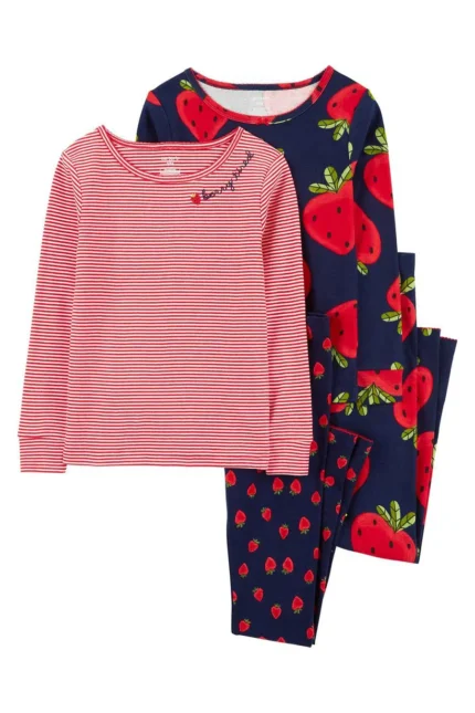 Kız Çocuk 4'lü Pijama Set
