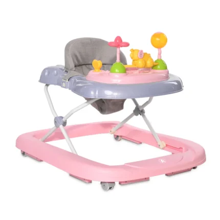 BABY WALKER HAPPY LAND BUBBLEGUM//GREY-PINK