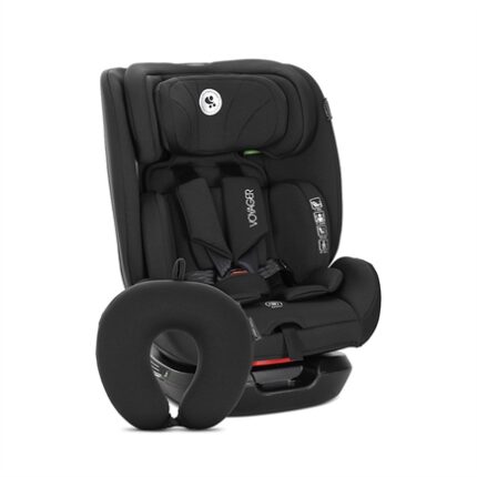 CAR SEAT VOYAGER BLACK i-Size 40-150 CM+TRAVEL PILLOW