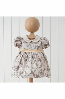 MYMİO 5562 KETEN KIZ ELBİSE