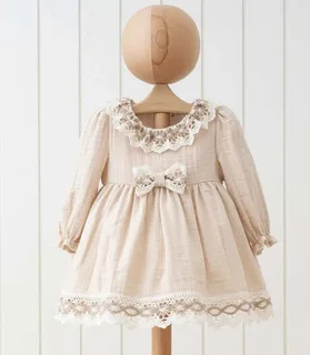 MYMİO 3893 MÜSLİN KIZ ELBİSE